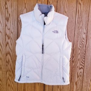 The North Face Cream Quilted Vest